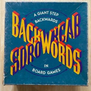 BACKWORDS Board Game: A Giant Step Backwards Random House - Complete